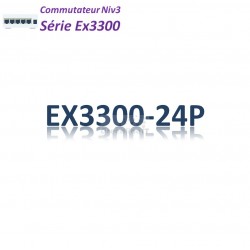 Juniper EX3300 Switch 24G_4SFP/SFP+_PoE+(405w)