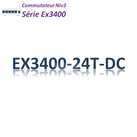 Juniper EX3400 Switch 24G_4SFP/SFP+_2QSFP+_DC