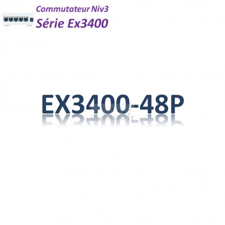 Juniper EX3400 Switch 48G_4SFP/SFP+_2QSFP+_PoE+(740w)