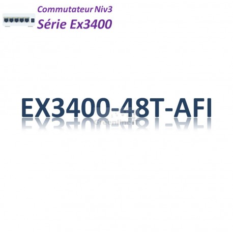 Juniper EX3400 Switch 48G_4SFP/SFP+_2QSFP+_AFI
