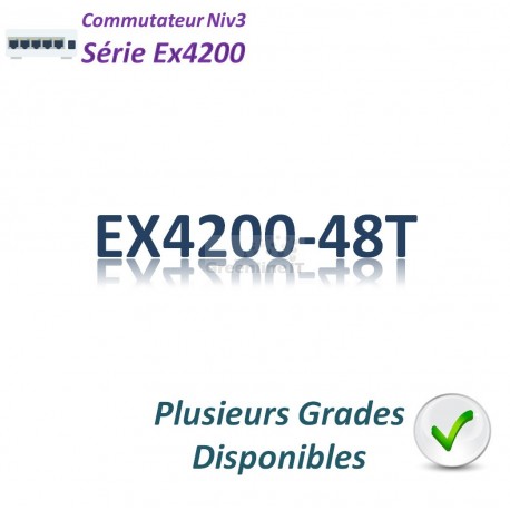 Juniper EX4200 Switch 48G_8PoE(130w)_1 slot