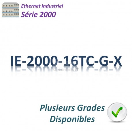 Cisco Industrial 2000 Switch 16x 10/100_2x GE SFP combo _2x FE SFP_LAN Base