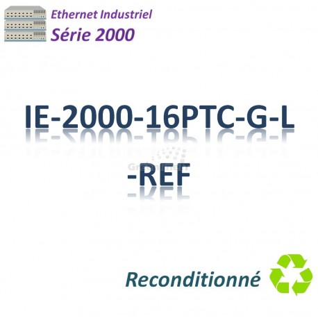 Cisco Industrial 2000 Refurbished Switch 16x 10/100_2x GE SFP combo_4x PoE_LAN Lite