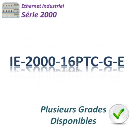 Cisco Industrial 2000 Switch 16x 10/100_2x GE SFP combo _4x PoE_LAN Base