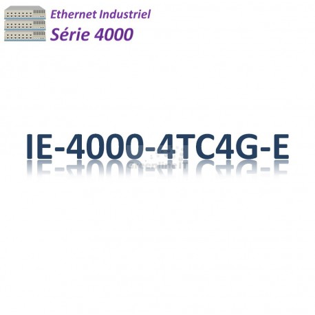 Cisco Industrial 4000 Switch 4x FE SFP combo_4x GE SFP combo_LAN Base