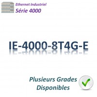 Cisco Industrial 4000 Switch 8x 10/100_4x GE SFP combo _LAN Base