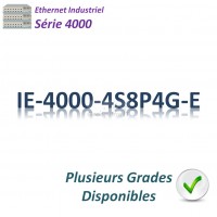 Cisco Industrial 4000 Switch 8x 10/100_4x FE SFP_4x GE SFP combo_4x PoE+_LAN Base