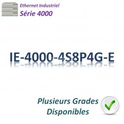 Cisco Industrial 4000 Switch 8x 10/100_4x FE SFP_4x GE SFP combo_4x PoE+_LAN Base