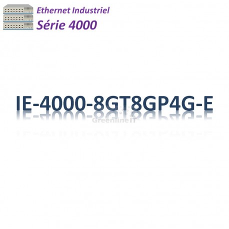 Cisco Industrial 4000 Switch 16G_4x GE SFP combo_8x PoE+_LAN Base