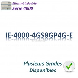 Cisco Industrial 4000 Switch 8G_2x GE SFP_4x GE SFP combo _8x PoE+_LAN Base