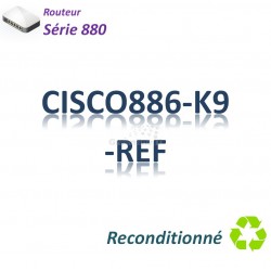 Cisco 880 Refurbished Routeur 4x 10/100_ ADSL2+_BRI ST_Security