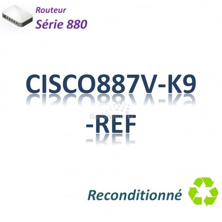 Cisco 880 Refurbished Routeur 4x 10/100_ VDSL2_BRI ST_Security
