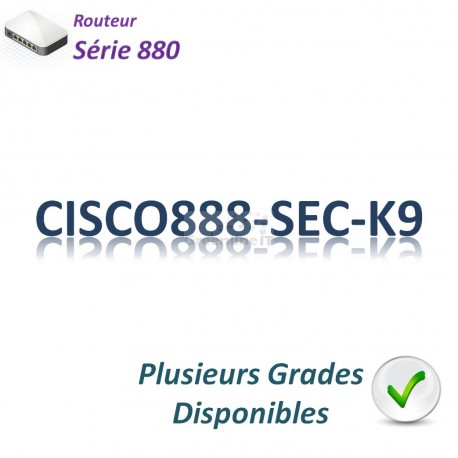 Cisco 880 Routeur 4x 10/100_SHDSL_BRI ST_IP