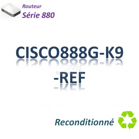 Cisco 880 Refurbished Routeur 4x 10/100_ SHDSL_BRI ST_Security