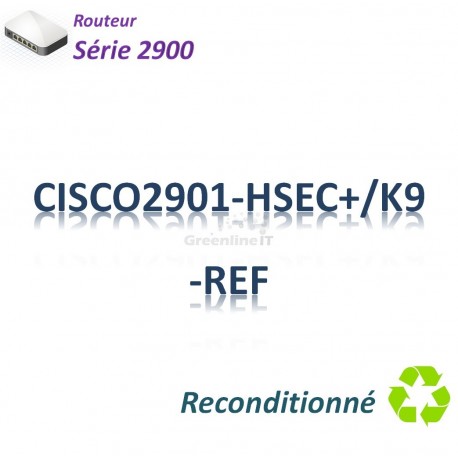 Cisco 2900 Refurbished Routeur 2x 1GBase-T_Security