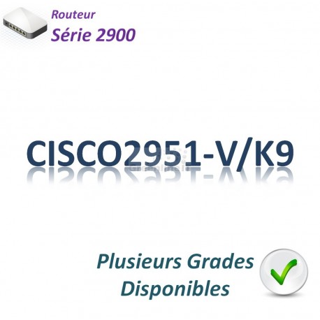 Cisco 2900 Routeur 3x 1GBase-T_1SFP_Unified Communications