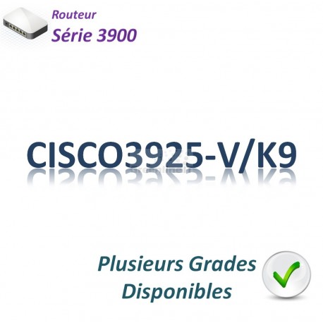 Cisco 3900 Routeur 3x 1GBase-T_2SFP_Unified Communications