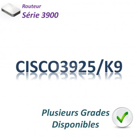 Cisco 3900 Routeur 3x 1GBase-T_2SFP_IP