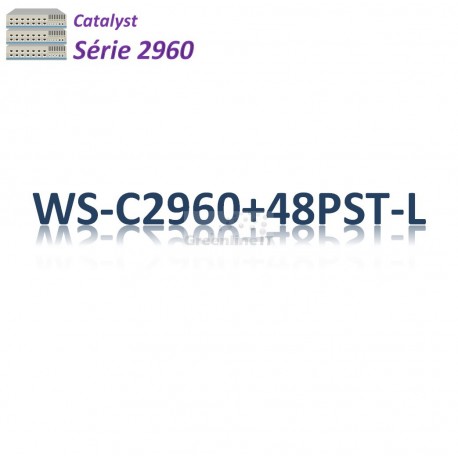 Catalyst 2960 Switch 48x10/100_2SFPcombo _PoE(370w) _LAN Base