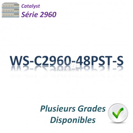 Catalyst 2960 Switch 48x10/100_2SFPcombo_ PoE(370w)_LAN Lite