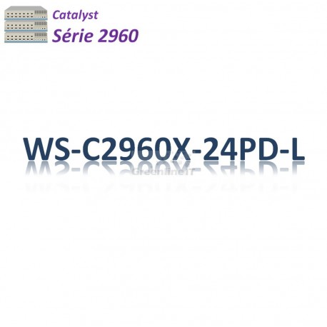 Catalyst 2960 Switch 24G_2SFP+_PoE+(370w)_LAN Base