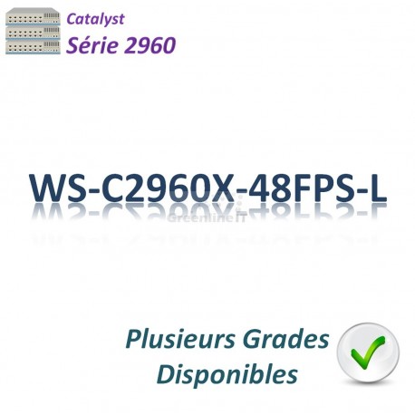 Catalyst 2960 Switch 48G_4SFP_PoE+(740w)_LAN Base