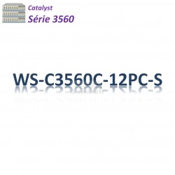 Catalyst 3560 Switch 12x 10/100_2SFPcombo_PoE+(124w)_IP Base