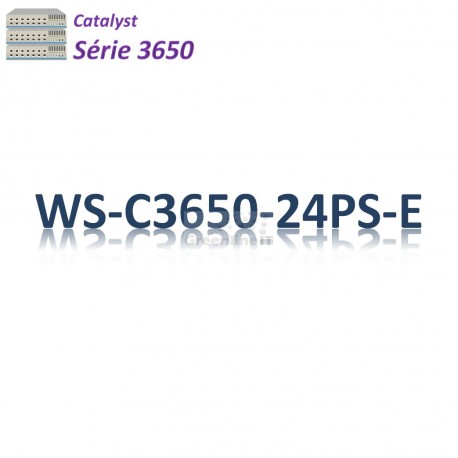 Catalyst 3650 Switch 24G_4SFP_PoE+(390w)_IP Services