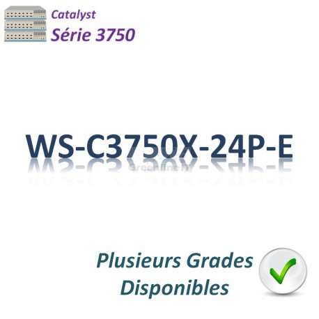 Catalyst 3750 Switch 24G_PoE+(435w)_IP Services