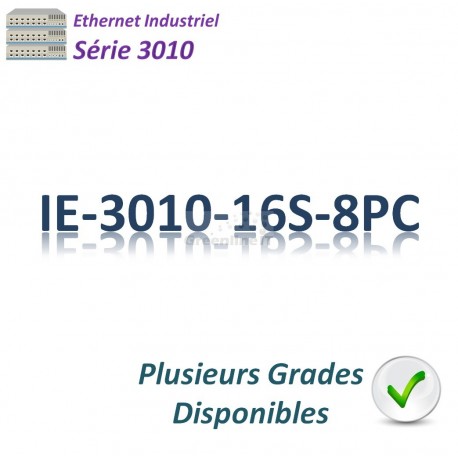 Cisco Industrial 3010 Switch 8x 10/100_16MSFP _2SFPcombo_PoE