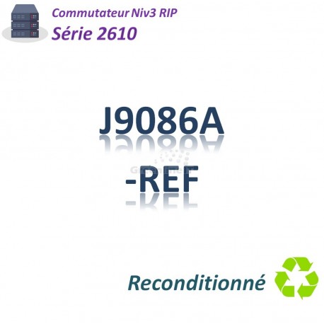 HPE/Aruba 2610 Refurbished Switch 24x 10/100_2G _2SFP_ PoE(126w)